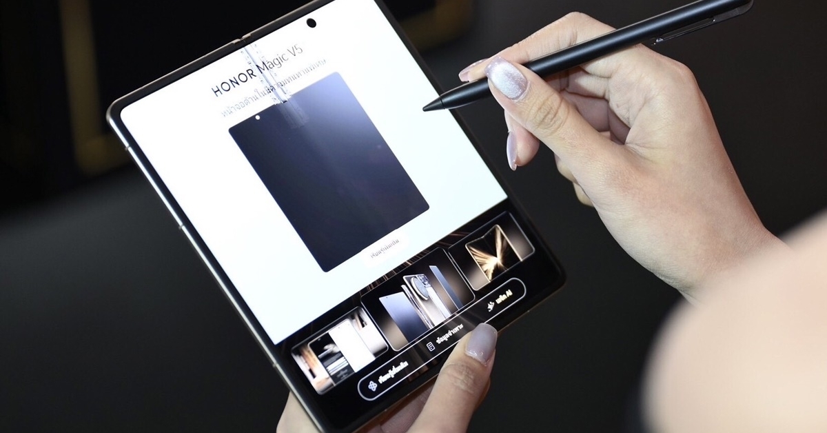 เปิดตัว! HONOR Magic V5 สมาร์ตโฟนจอพับที่บางที่สุดในโลก แต่คงประสิทธิภาพการใช้งานขั้นสุด